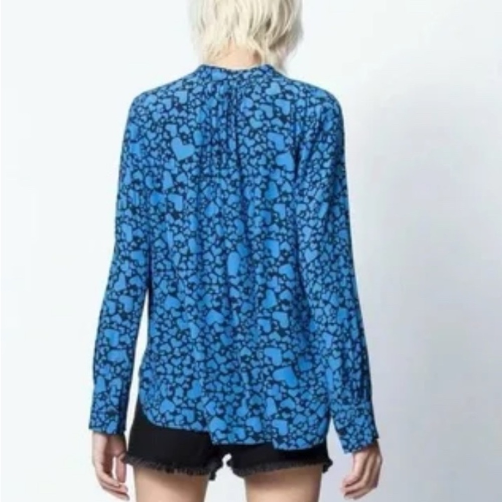 Zadig & Voltaire Heart Tink Blouse - Picture 4 of 6